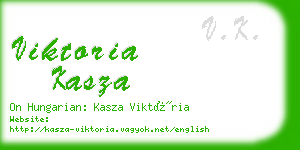 viktoria kasza business card
